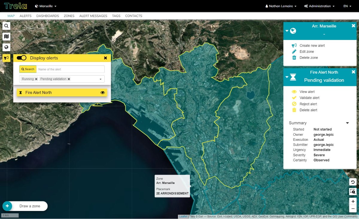 Trela software carte